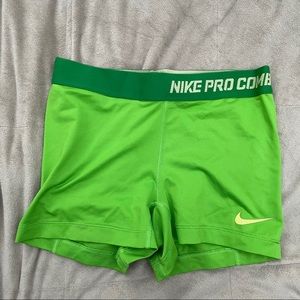 Nike spandex- green